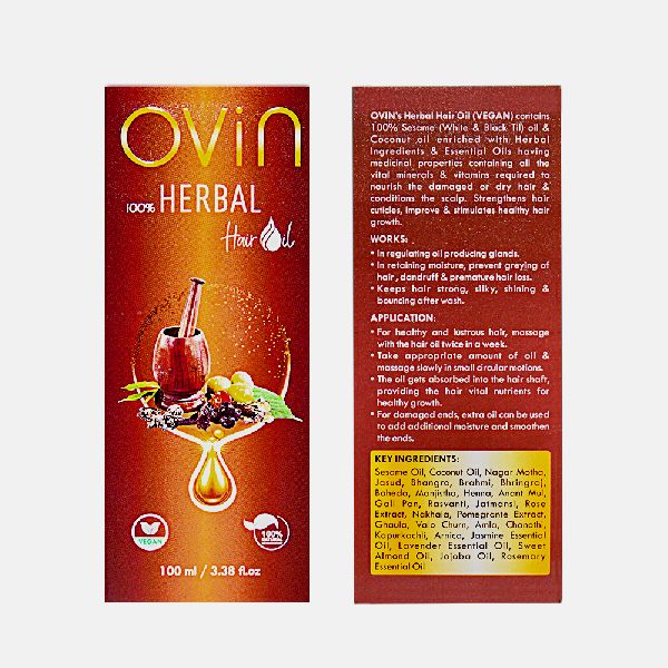 OVIN Herbal Hair Oil For Hair Growth &AMP;AMP; Reduce Dandruff