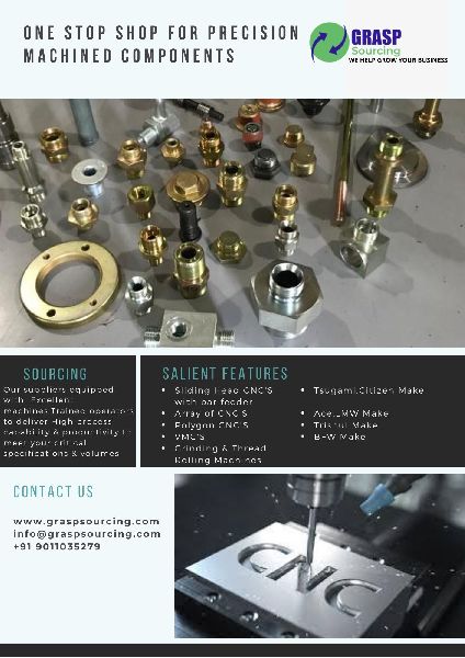 Aluminium precision machined components, for Machinery Use, Size : 0-10cm, 10-20cm, 20-30cm, 30-40cm