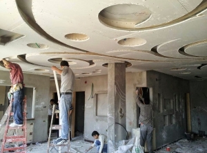 Gypsum ceiling contractor Service