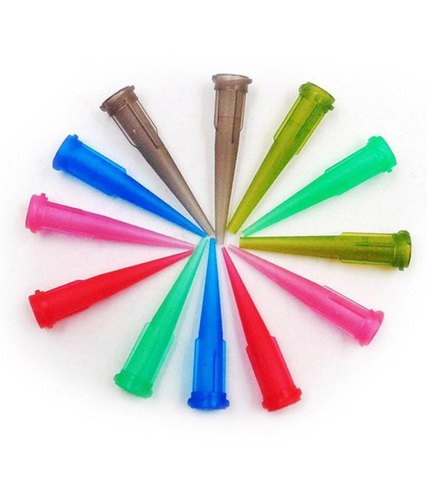 Plastic Tapered Tip Dispensing Needle, Color : Olive, Gray, Pink, Blue
