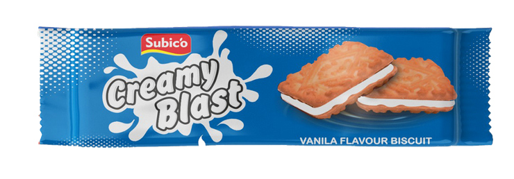 Subico Vanilla Creamy Blast Biscuits, Taste : Sweet