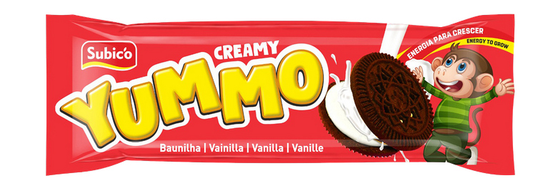 Subico Yummo Strawberry Cream Biscuits, Taste : Sweet