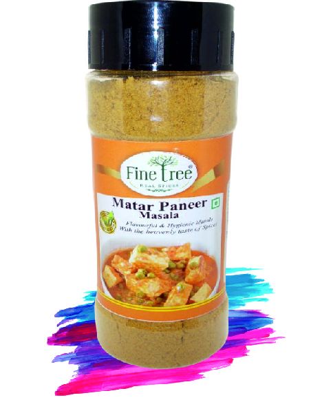 Fine Tree Blended Natural Matar Paneer Masala, for Spices, Certification : FSSAI Certified