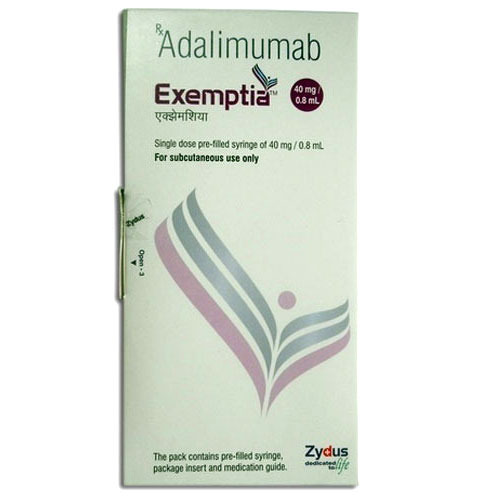 Exemptia Adalimumab Injection, for Rheumatoid Arthritis