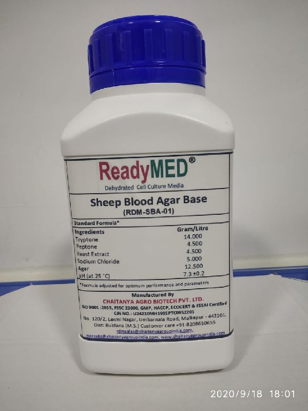 Sheep Blood Agar Base	(RDM-SBA-01)