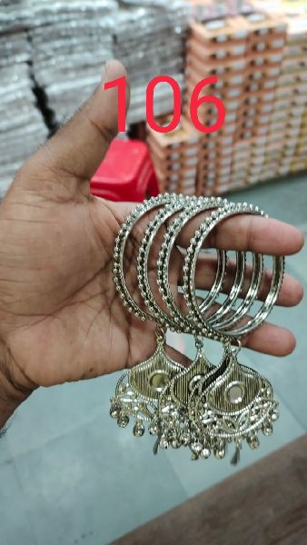 Metal bangles 4 piece latkan