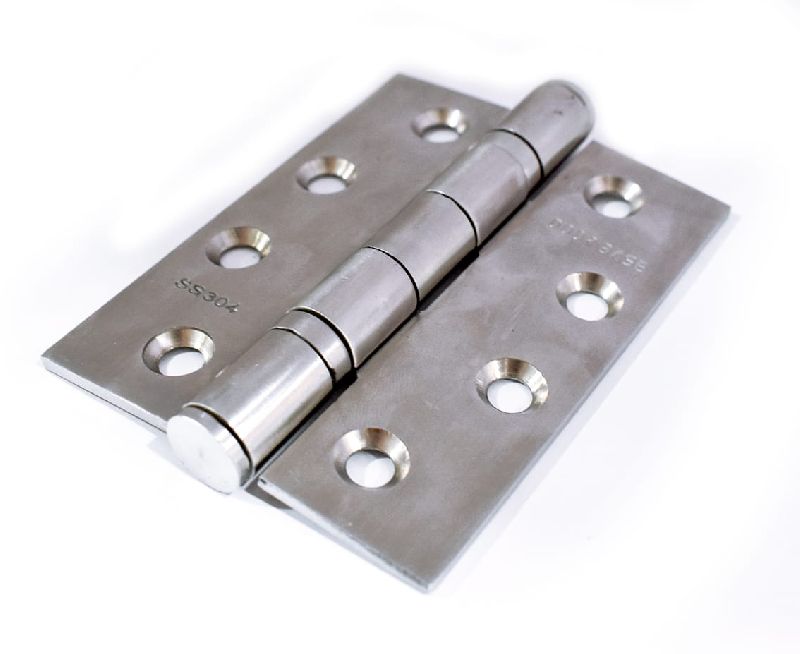 Rectangular Stainless Steel Polished SS Ball Bearing Hinges, Feature : Compact Designs, High Strength