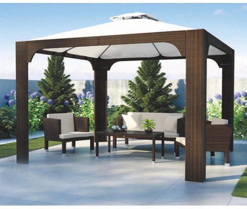 Wicker garden gazebo, for Outdoor, farm house, terrace, villa, resorts, poolside, Color : Optional