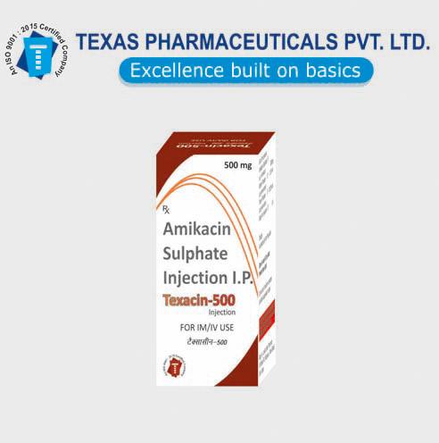 TEXACIN-500 Amikacin Sulphate Injection