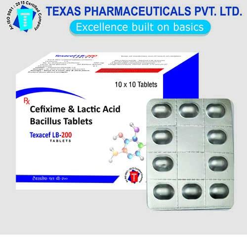 Cefixime And Lactic acid bacillus Tablets