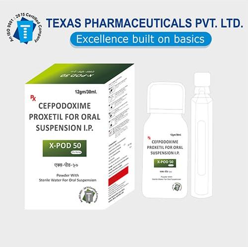 Cefpodoxime Proxetil Oral Suspension, Form : Dry Syrup