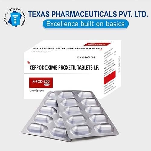 X-POD-200 Cefpodoxime Proxetil Tablets