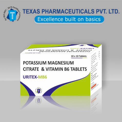 Potassium Megnesium Citrate And Vitamin B6 Tablet