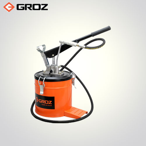 UP Stainless Steel Groz Bucket Grease Pump, for Industrial Use
