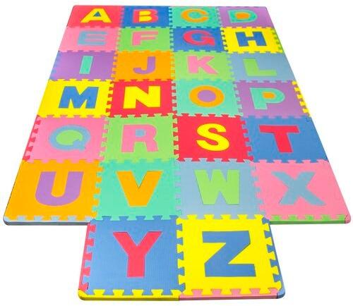 Rubber Alphabet Mat, Pattern : Regular