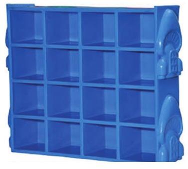 Plastic Storage Shelf, Color : Blue