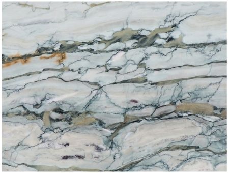 Aravali Rectangular Polished Verde Alligator Marble Slab, for Flooring, Feature : Durable, Non Slip