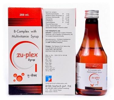 ZU-PLEX B-COMPLEX AND MULTIVITAMIN SYRUP