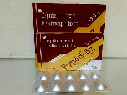 CEFPODOXIME PROXETIL AND AZITHROMYCIN TABLETS