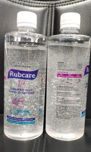 Disinfectant RUBCARE Hand Sanitizer, Packaging Size : 500 ML