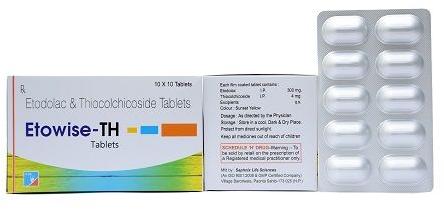 ETOWISE-TH ETODOLAC AND THIOCOLCHICOSIDE TABLETS
