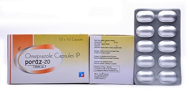 PORAZ-20 OMEPRAZOLE Capsules IP