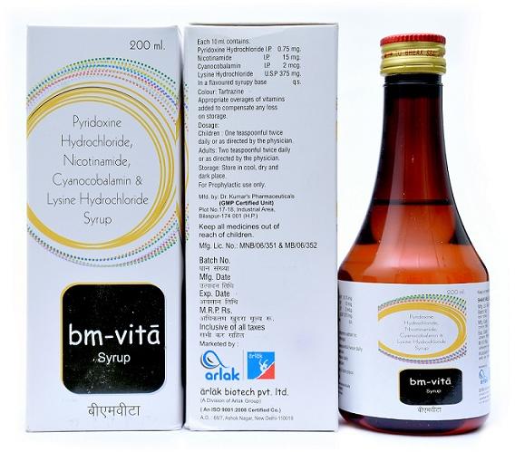 PYRIDOXINE, NICOTINAMIDE, CYANOCOBALAMIN LYSINE SYRUP