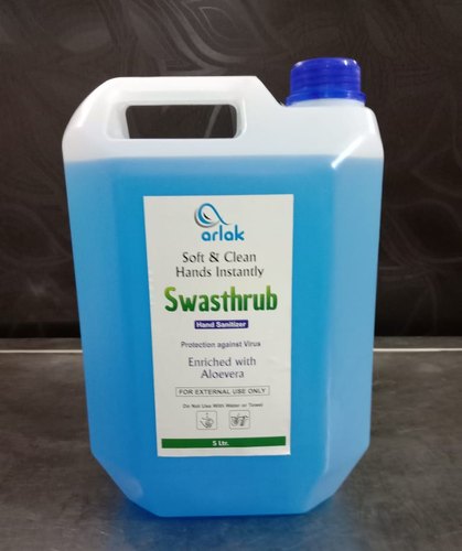 Swasthrub Hand Sanitizer, Packaging Size : 5 Litre