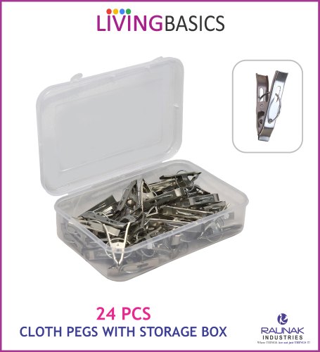 SS Cloth Clip, Packaging Type : Box