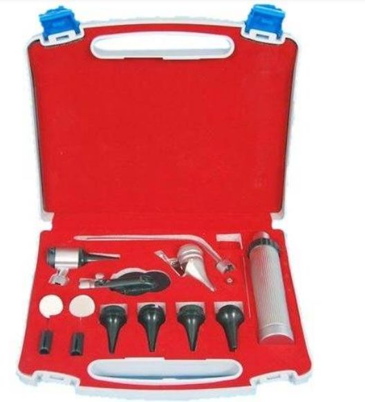 Powder Coated Stainless Steel ENT Diagnostic Complete Set