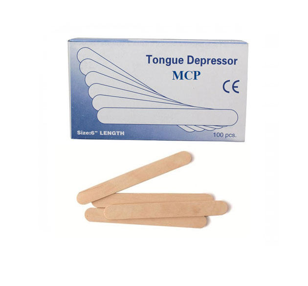 wooden tongue depressor