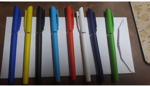Blue Promotional Plastic Pen, for Writing, Packaging Type : Packet