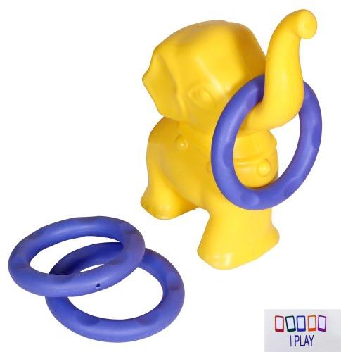 HDPE Elephant Ring Toss, Color : Blue Yellow