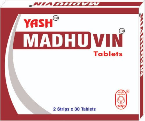 YASH Madhuvin Tablet, Features : Reliable, Safe to use, Finely packed.