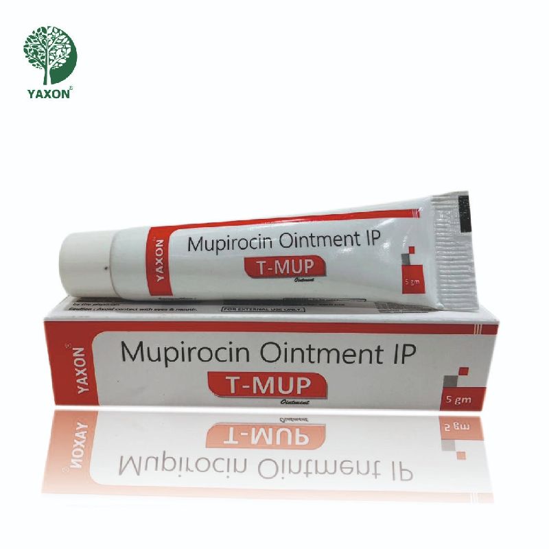 T-Mup Mupirocin Ointment, Color : White