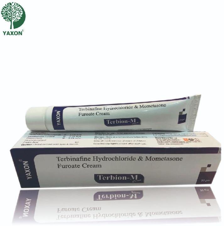 Terbinafine Hydrochloride and Mometasone Furoate Cream