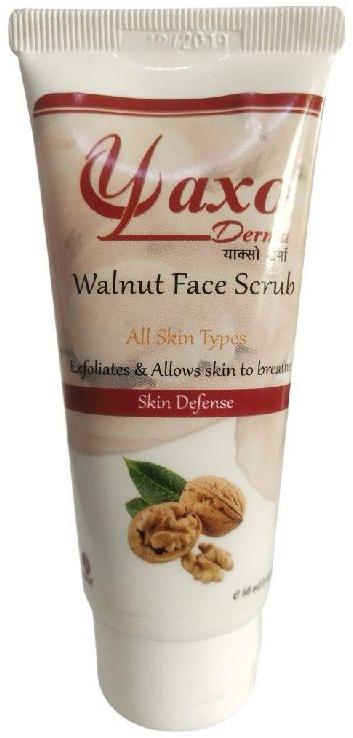 Paste Yoxo Derma Walnut Face Scrub, for Facial Use, Packaging Size : 60 Gm