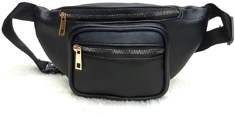 Leather Waist Bag, for Credit Cards, Money, Gender : Female, Male