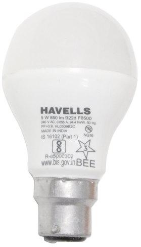 Ceramic Havells LED Bulb, Lighting Color : Warm White