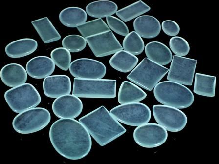 Aqua Jade Freeform Cabochon Gemstone