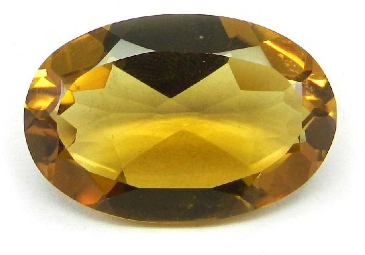 Cognac Quartz Semi Precious Stone