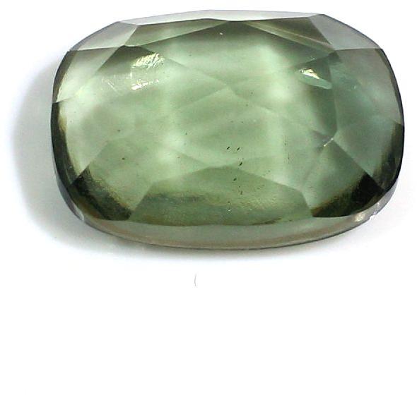 Rectangle Cushion Green Amethyst Hydro Semi Precious Stone, Size : 14x10mm
