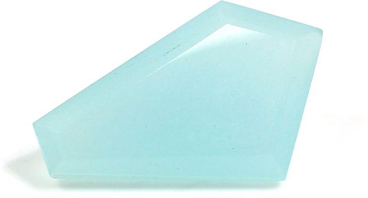 Natural Aqua Chalcedony Semi Precious Stone