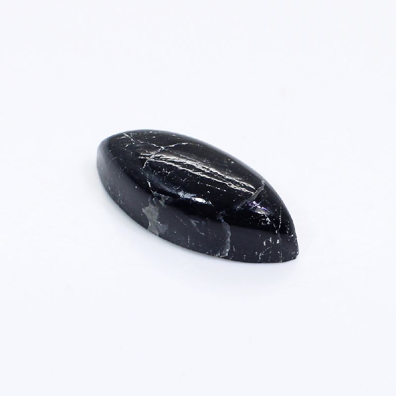 Natural Black Agate Semi Precious Stone