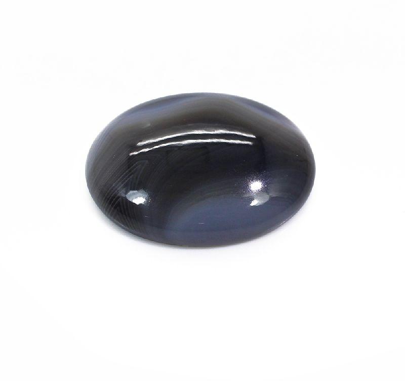 Oval Natural Botswana Agate Semi Precious Stone, Size : 28x20mm