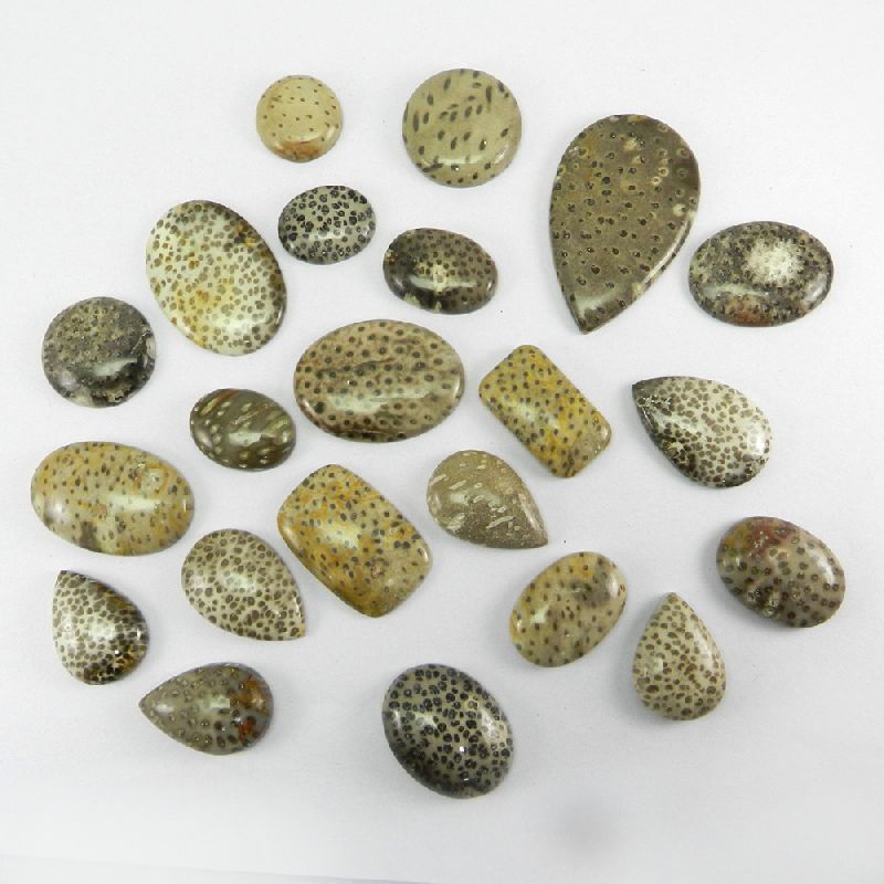 Plum Jasper Semi Precious Stone