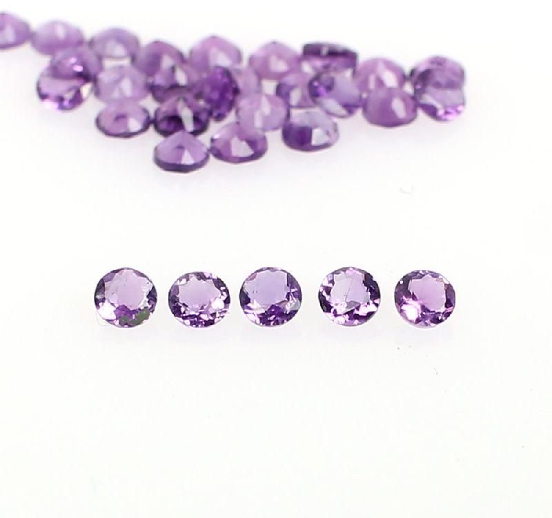 Purple Amethyst Semi Precious Stone