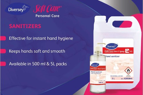 DIVERSEY hand sanitizer, Packaging Size : 5 LTR