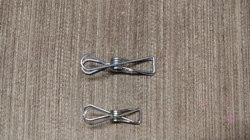 Stainless Steel Cloth Clip, Size : 60 Mm