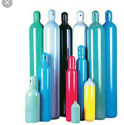 Medical oxygen gas cylinder, Color : Black